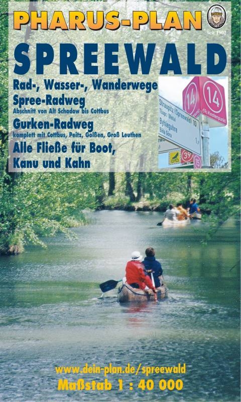 Pharus-Plan Spreewald 1:40000