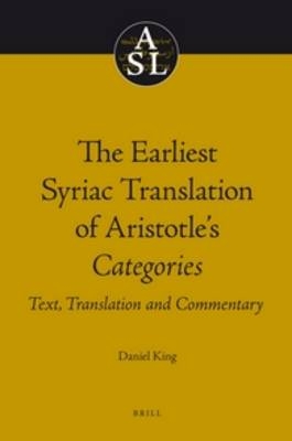 The Earliest Syriac Translation of Aristotle's Categories