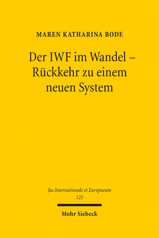 Der IWF im Wandel - Rückkehr zu einem neuen System