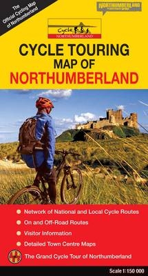 Cycle Touring Map of Northumberland - Official -  CyclePad