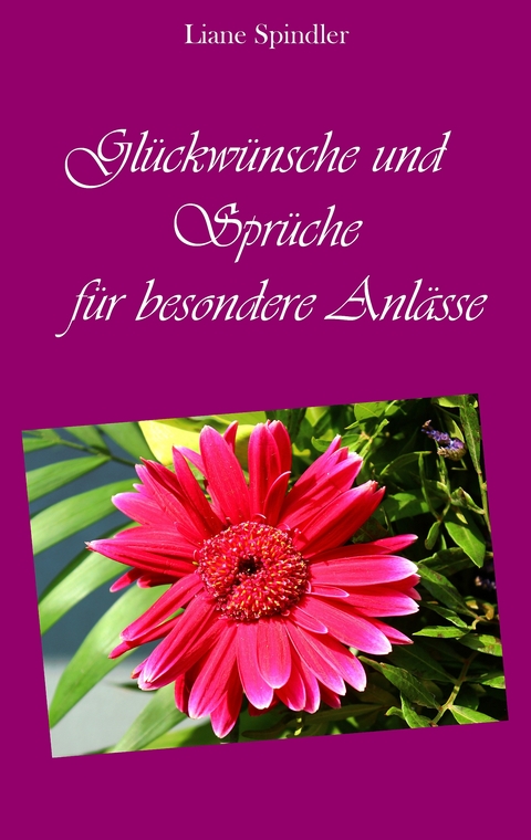 Gl&uuml;ckw&uuml;nsche und Spr&uuml;che f&uuml;r besondere Anl&auml;sse - Liane Spindler