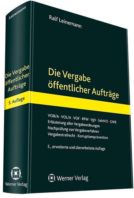 Die Vergabe &ouml;ffentlicher Auftr&auml;ge