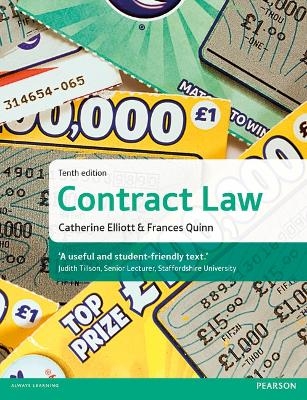Contract Law 10th edition MyLawChamber pack - Catherine Elliott, Frances Quinn