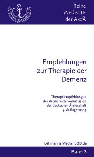 Empfehlungen zur Therapie der Demenz