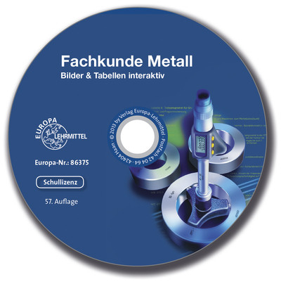 Fachkunde Metall - Bilder & Tabellen interaktiv - Josef Dillinger, Hans-Dieter Dobler, Walter Escherich, Ulrich Fischer, Werner G&uuml;nter, Eckhard Ignatowitz, Stefan Oesterle, Ludwig Rei&szlig;ler, Thomas R&ouml;hrer, Andreas Stephan, Dieter Strecker, Reinhard Vetter