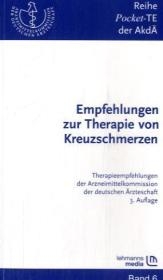 Empfehlungen zur Therapie von Kreuzschmerzen