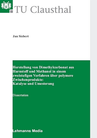 Herstellung von Dimethylcarbonat aus Harnstroff und Methanol in einem zweistufigen Verfahren über polymere Zwischenprodukte
