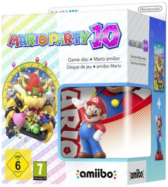 Mario Party 10, Nintendo-Wii U-Spiel + Mario amiibo-Figur