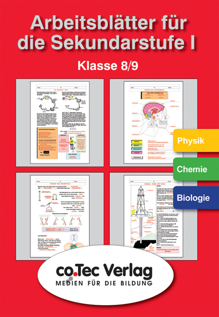 Arbeits- und &Uuml;bungsbl&auml;tter Physik /Chemie /Biologie Klasse 8-9