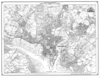 Southampton 1895 Heritage Cartography Victorian Town Map
