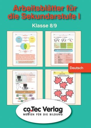 Arbeits- und Übungsblätter Deutsch Klasse 8-9