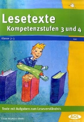 Lesetexte Kompetenzstufe 3 und 4