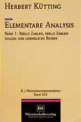 Elementare Analysis - Herbert K&uuml;tting