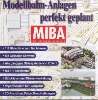 Modellbahn-Anlagen perfekt geplant, 1 CD-ROM