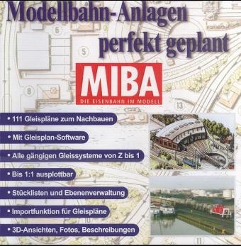 Modellbahn-Anlagen perfekt geplant, 1 CD-ROM