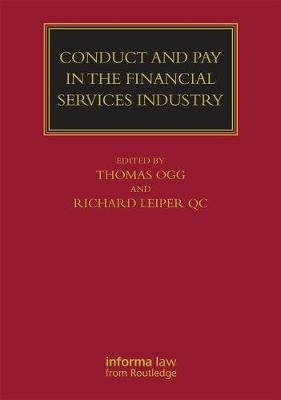 Conduct and Pay in the Financial Services Industry