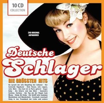 Deutsche Schlager, 10 Audio-CDs -  Various
