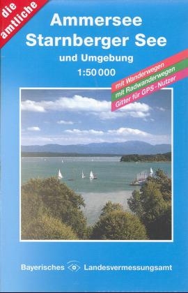 Topographische Sonderkarten Bayern. Sonderblattschnitte auf der Grundlage der amtlichen topographischen Karten, meist gr&ouml;ssere Kartenformate mit zus&auml;tzlichen thematischen Eintr&auml;gen: Wanderwege, Radwanderwege, kulturelle und touristische Informationen / Umgebungskarten 1:50000 (UK L) / Ammersee - Starnberger See und Umgebung
