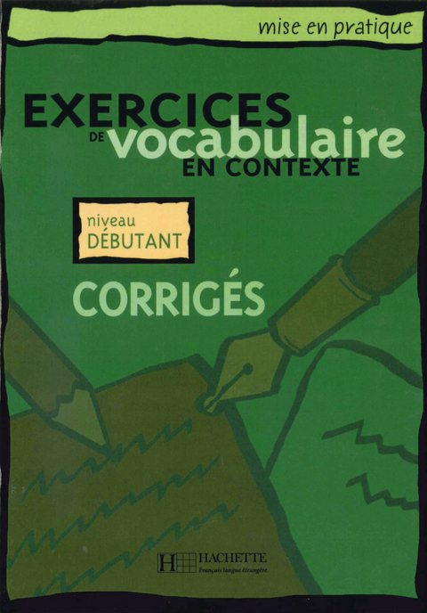 Exercices de vocabulaire en contexte - Roland Eluerd