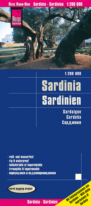 Reise Know-How Landkarte Sardinien / Sardinia (1:200.000)