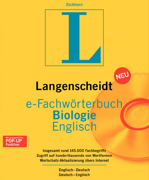 Langenscheidt e-Fachw&ouml;rterbuch 4.0 Biologie Englisch - 