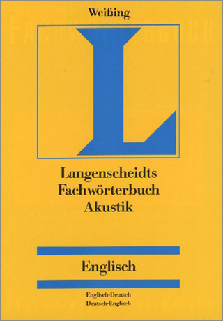 Langenscheidt Fachwörterbuch Akustik Englisch