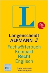 Langenscheidt Fachwörterbuch Kompakt & e-Fachwörterbuch 4.0 (Medienpaket) Recht  Englisch - Buch und CD-ROM