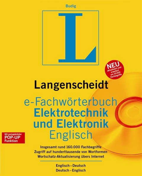 Langenscheidt e-Fachw&ouml;rterbuch 5.0 Elektrotechnik und Elektronik Englisch - 