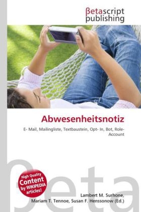Abwesenheitsnotiz - 