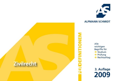 Definitionen Zivilrecht - Annegerd Alpmann-Pieper, Till Veltmann