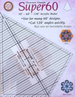 Clearview Triangle Super 30 - 60 - 120 Acrylic Ruler