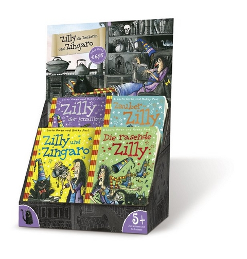 Zilly die Zauberin und Zingaro - Display - Laura Owen, Korky Paul
