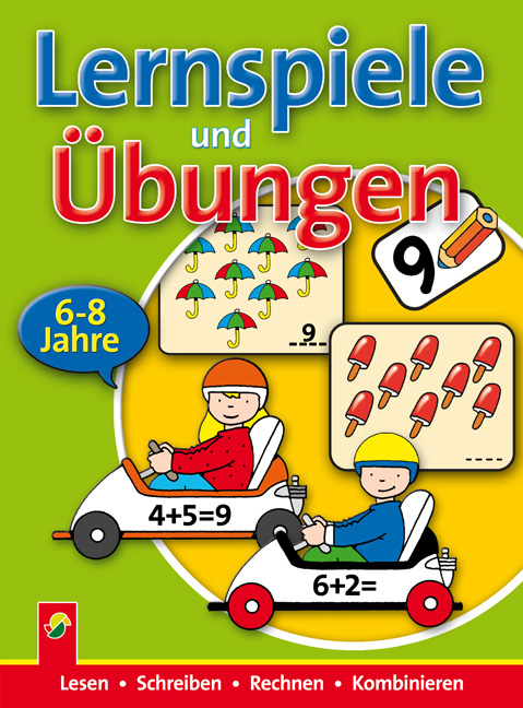 Lernspiele und &Uuml;bungen 6-8 J. (gr&uuml;n)
