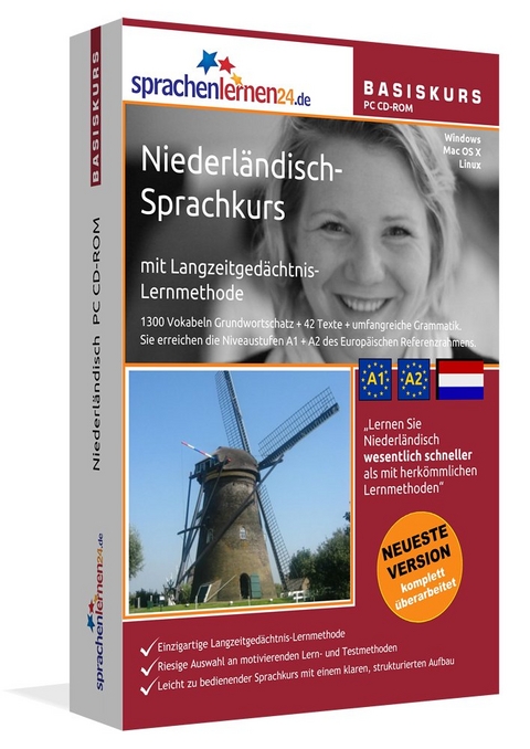 Sprachenlernen24.de Niederl&auml;ndisch Basis PC CD-ROM