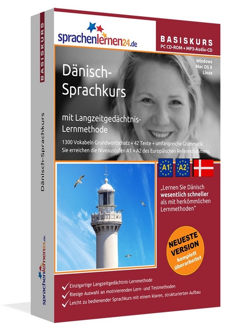 Sprachenlernen24.de D&auml;nisch-Basis-Sprachkurs