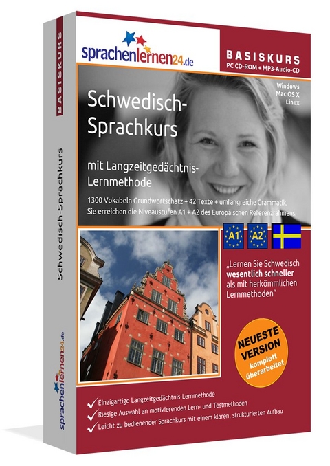 Sprachenlernen24.de Schwedisch-Basis-Sprachkurs