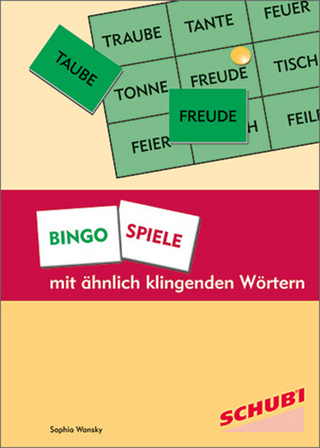 Bingospiele mit ähnlich klingenden Wörtern