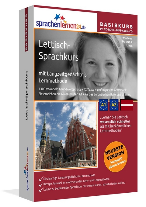 Sprachenlernen24.de Lettisch-Basis-Sprachkurs