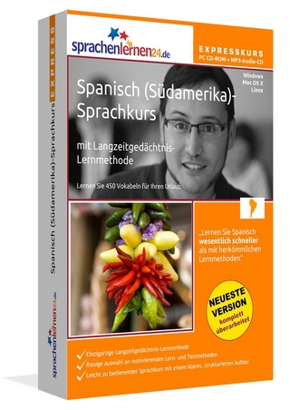 Sprachenlernen24.de Spanisch für Südamerika-Express-Sprachkurs