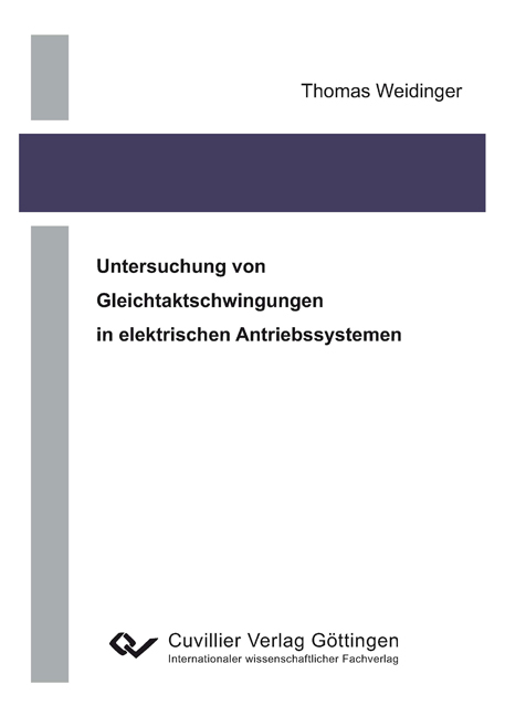 Untersuchung von Gleichtaktschwingungen in elektrischen Antriebssystemen - Thomas Weidinger