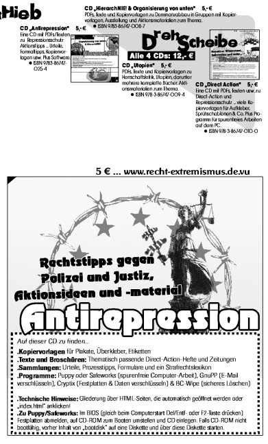 Antirepression CD - J&ouml;rg Bergstedt