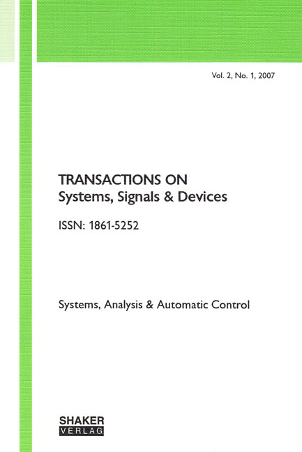 Transactions on Systems, Signals and Devices Vol. 2, No. 1 - 