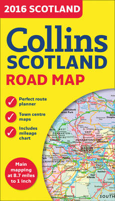 2016 Collins Map of Scotland