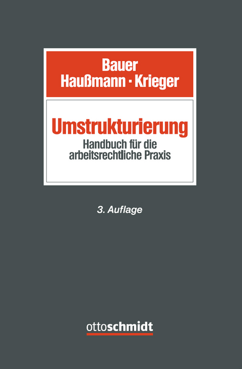 Umstrukturierung - Jobst-Hubertus Bauer, Katrin Hau&szlig;mann, Steffen Krieger