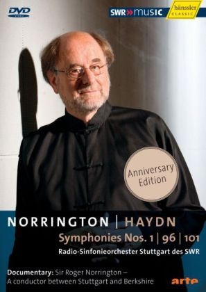 Sir Roger Norrington - A conductor between Stuttgart and Berkshire / Haydn: Symphonies Nos. 1, 96, 101, 1 DVD (Anniversary Edition) - 