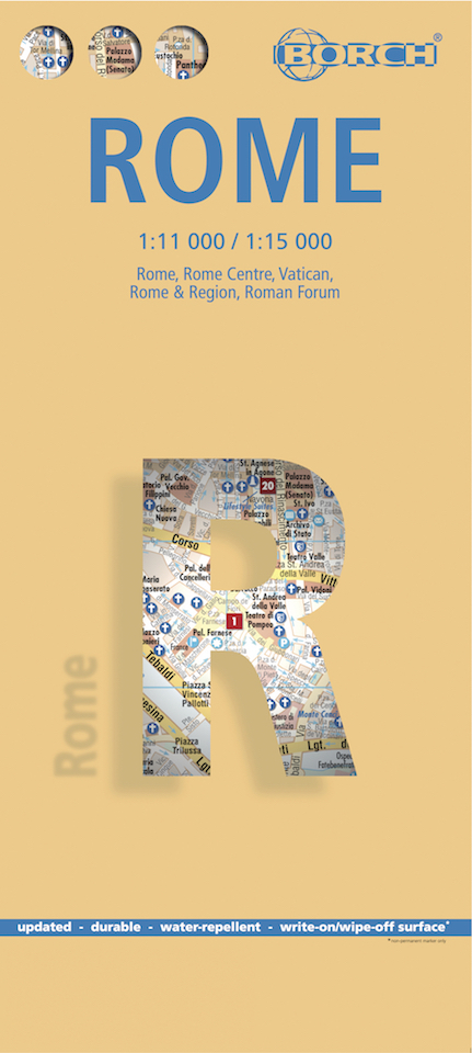 Rome, Rom, Borch Map