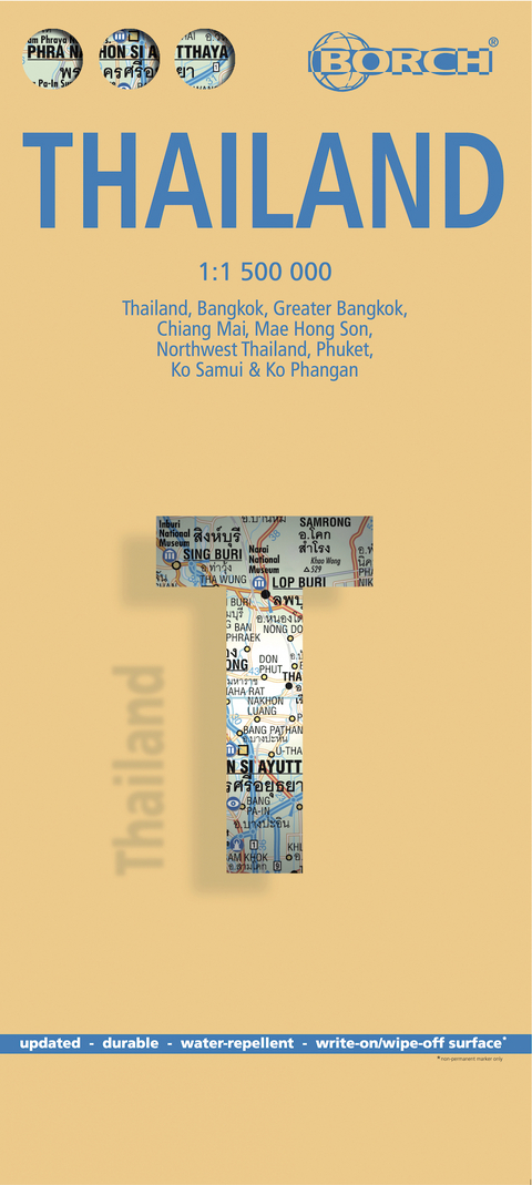 Thailand, Borch Map