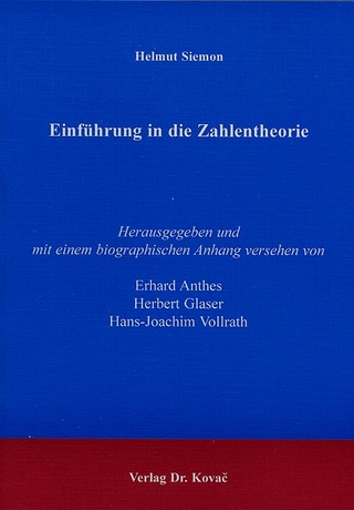 Einführung in die Zahlentheorie