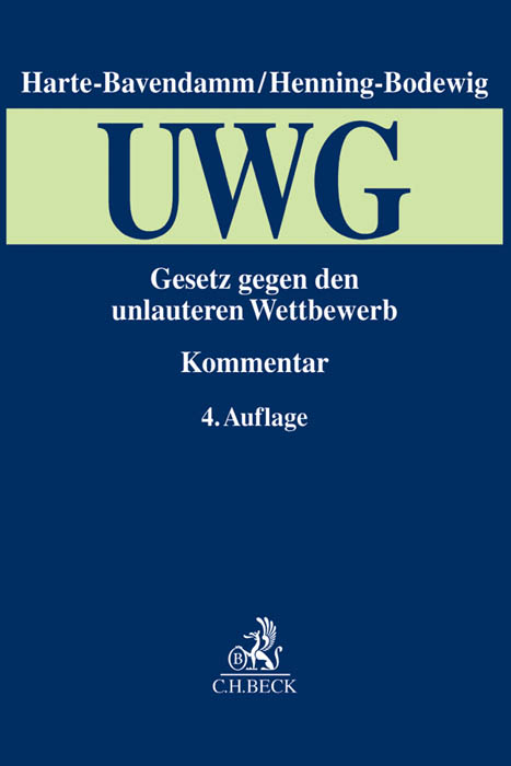 Gesetz gegen den unlauteren Wettbewerb (UWG) - 