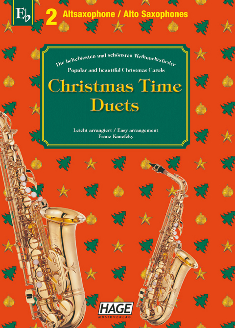Christmas Time Duets f&uuml;r 2 Altsaxophone - Franz Kanefzky